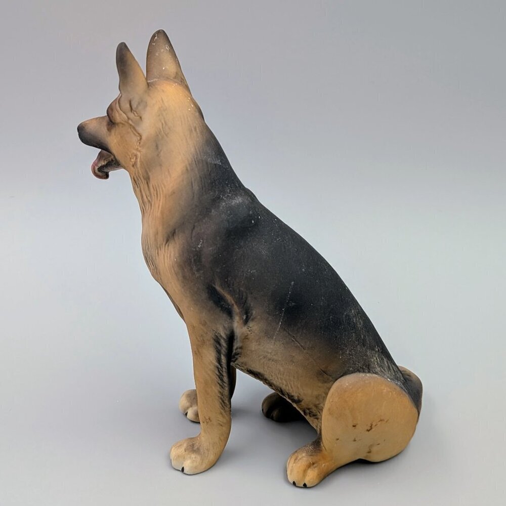 Vintage Aldon Porcelain German Shepherd Figurine: Midcentury Collectible - Picture 4 of 8